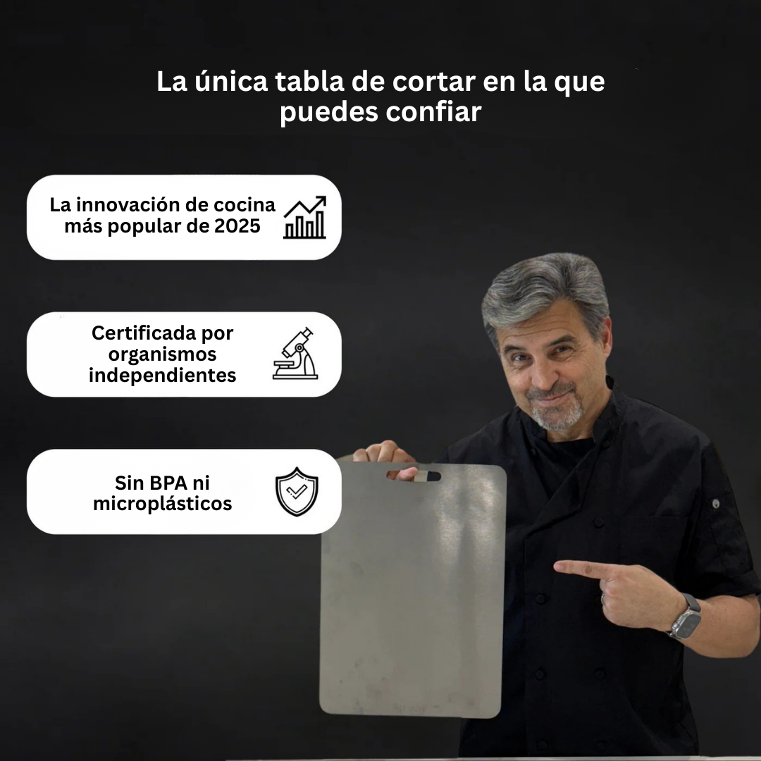 Titanio Puro - Tabla de Cortar de Titanio