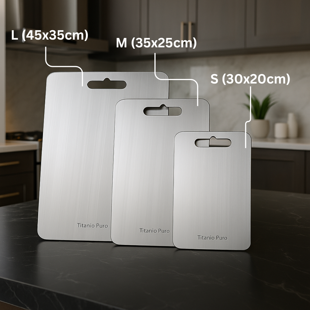 Titanio Puro - Tabla de Cortar de Titanio
