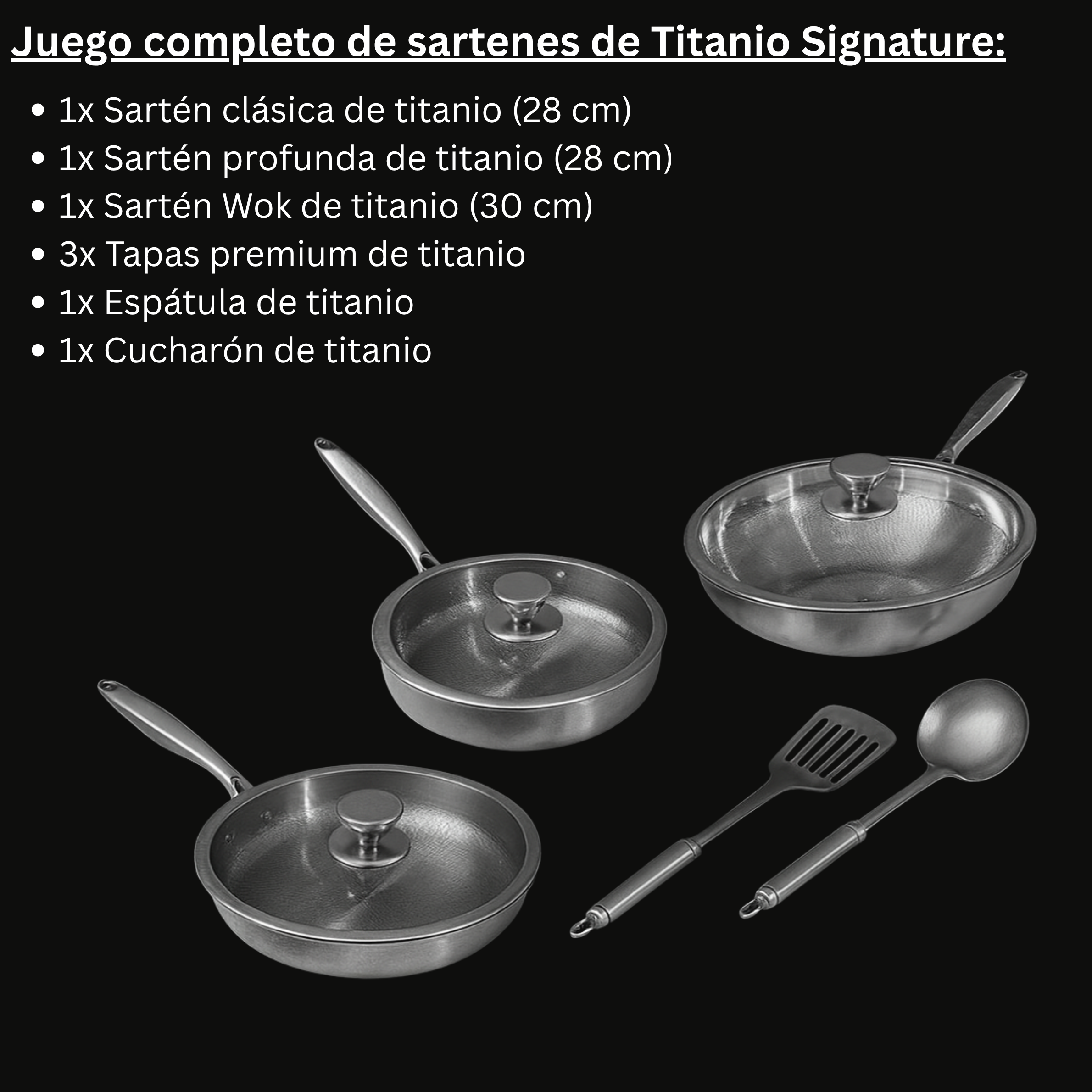 Juego Completo de Sartenes