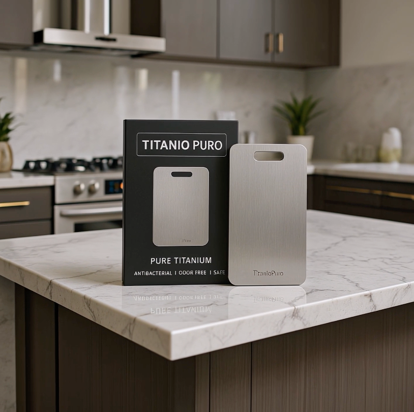 Titanio Puro - Tabla de Cortar de Titanio