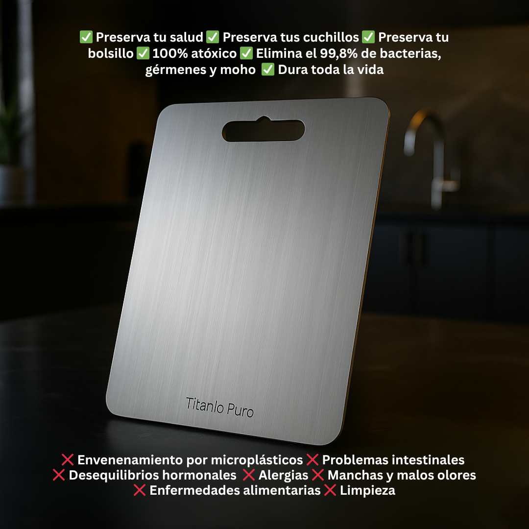 Titanio Puro - Tabla de Cortar de Titanio