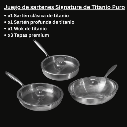 Juego de sartenes Signature