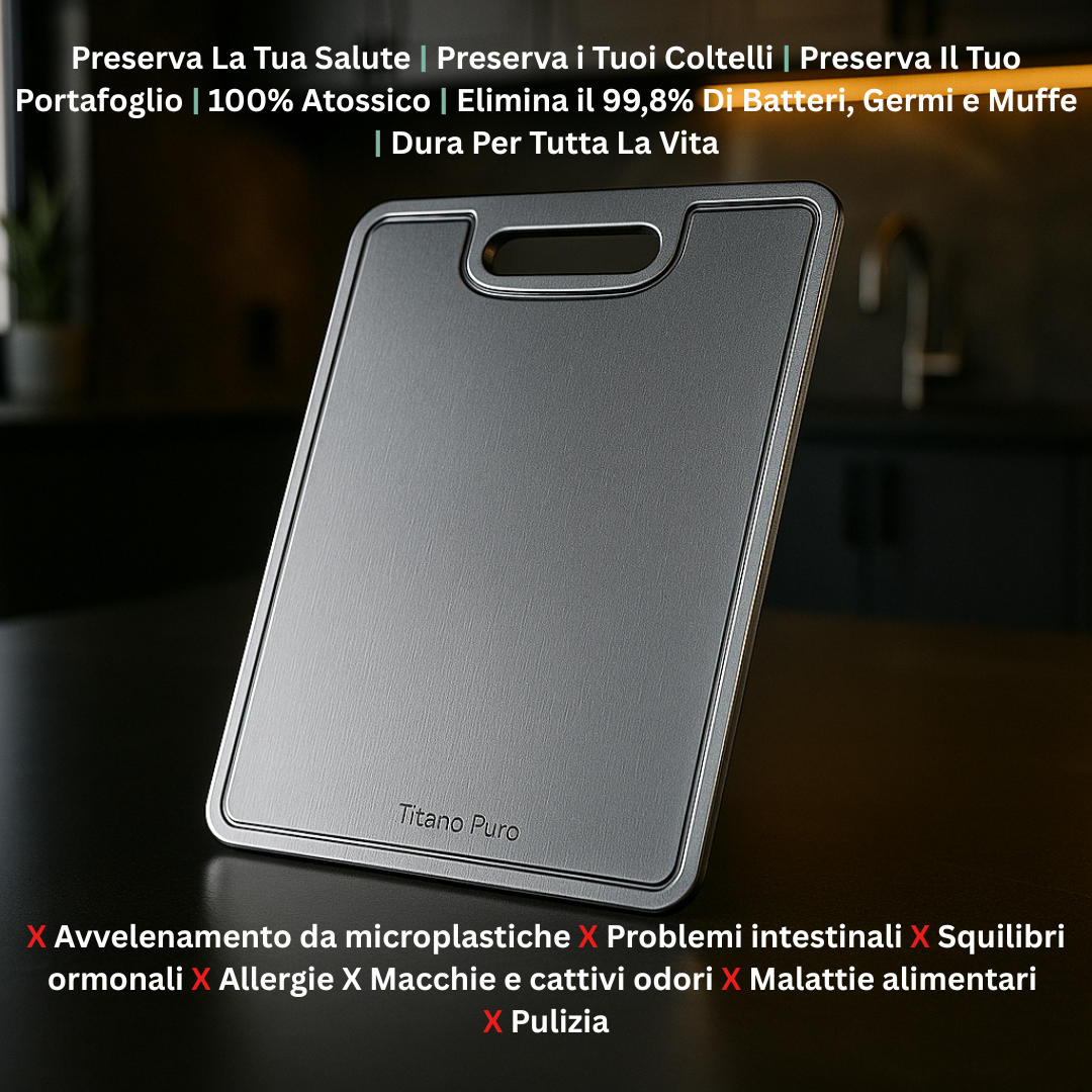 Titanio Puro - Tabla de Cortar de Titanio V2