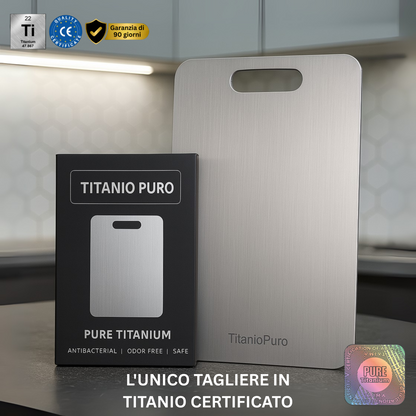 Titanio Puro - Tabla de Cortar de Titanio